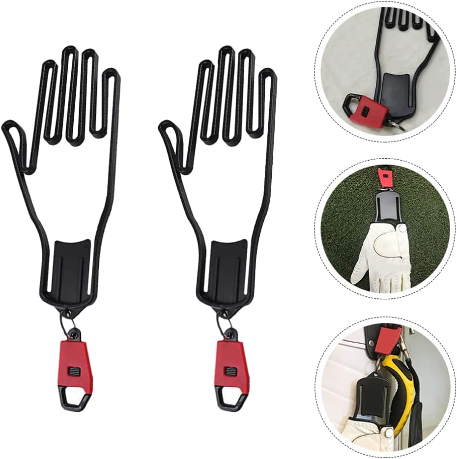 Golf Glove Holder Prevents Deformation and Protects Gloves Black 1 Pair - Image 2