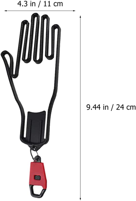 Golf Glove Holder Prevents Deformation and Protects Gloves Black 1 Pair - Image 3