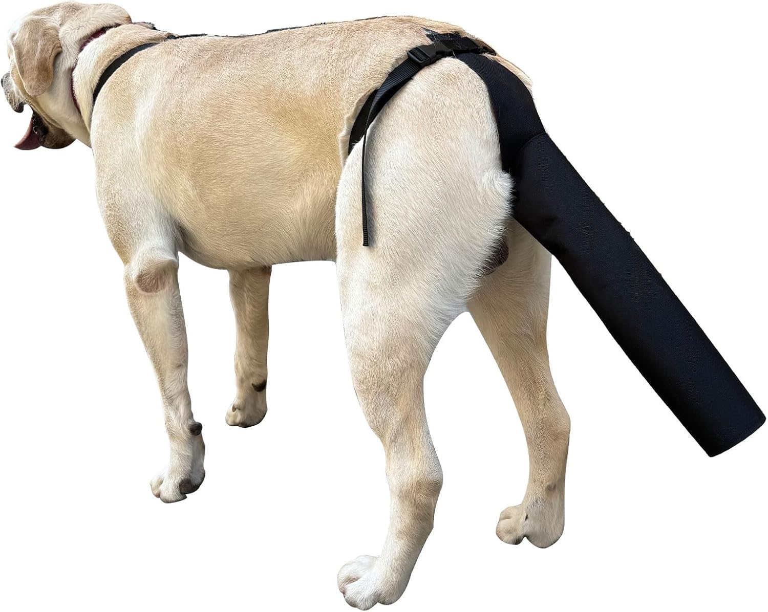 Adjustable Nylon Dog Tail Protector - Black - 1 Piece - Tail Protection - Image 1