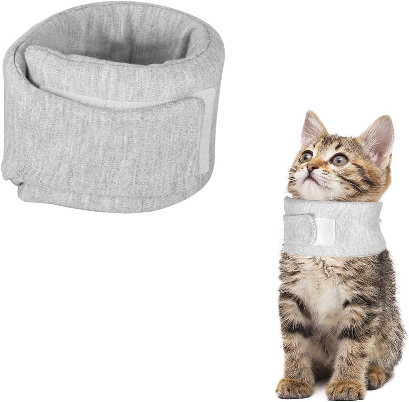 Soft Protective Collar for Cats & Small Dogs - Comfortable Adjustable (21-26 cm) - Set of 1 - Image 1