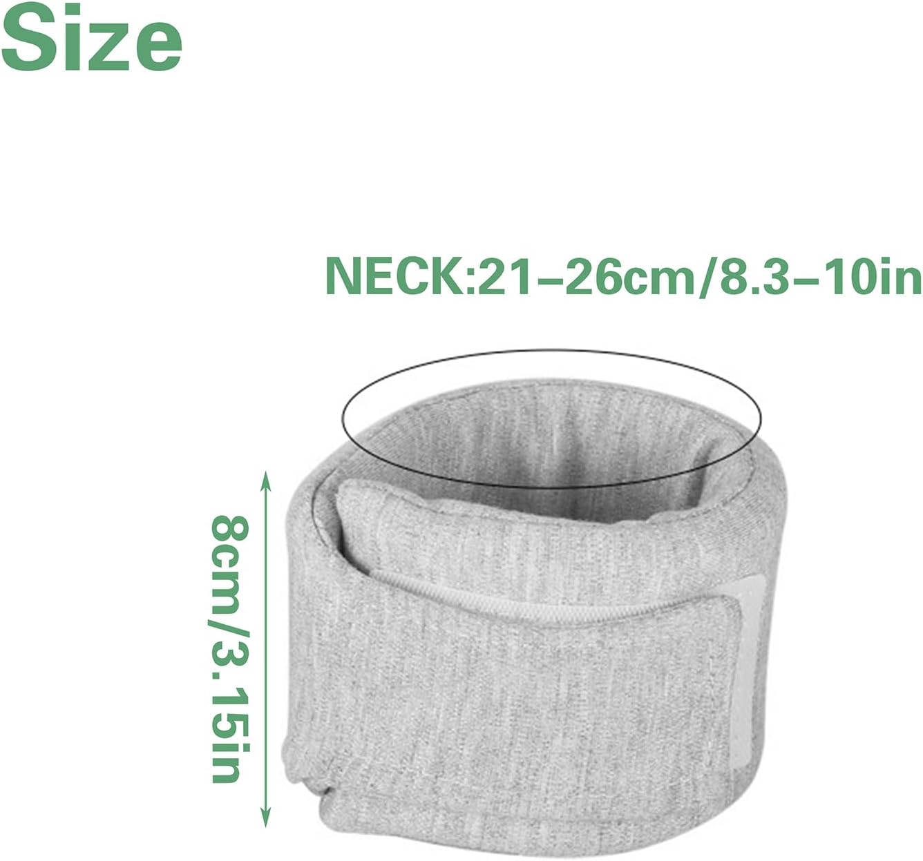 Soft Protective Collar for Cats & Small Dogs - Comfortable Adjustable (21-26 cm) - Set of 1 - Image 2