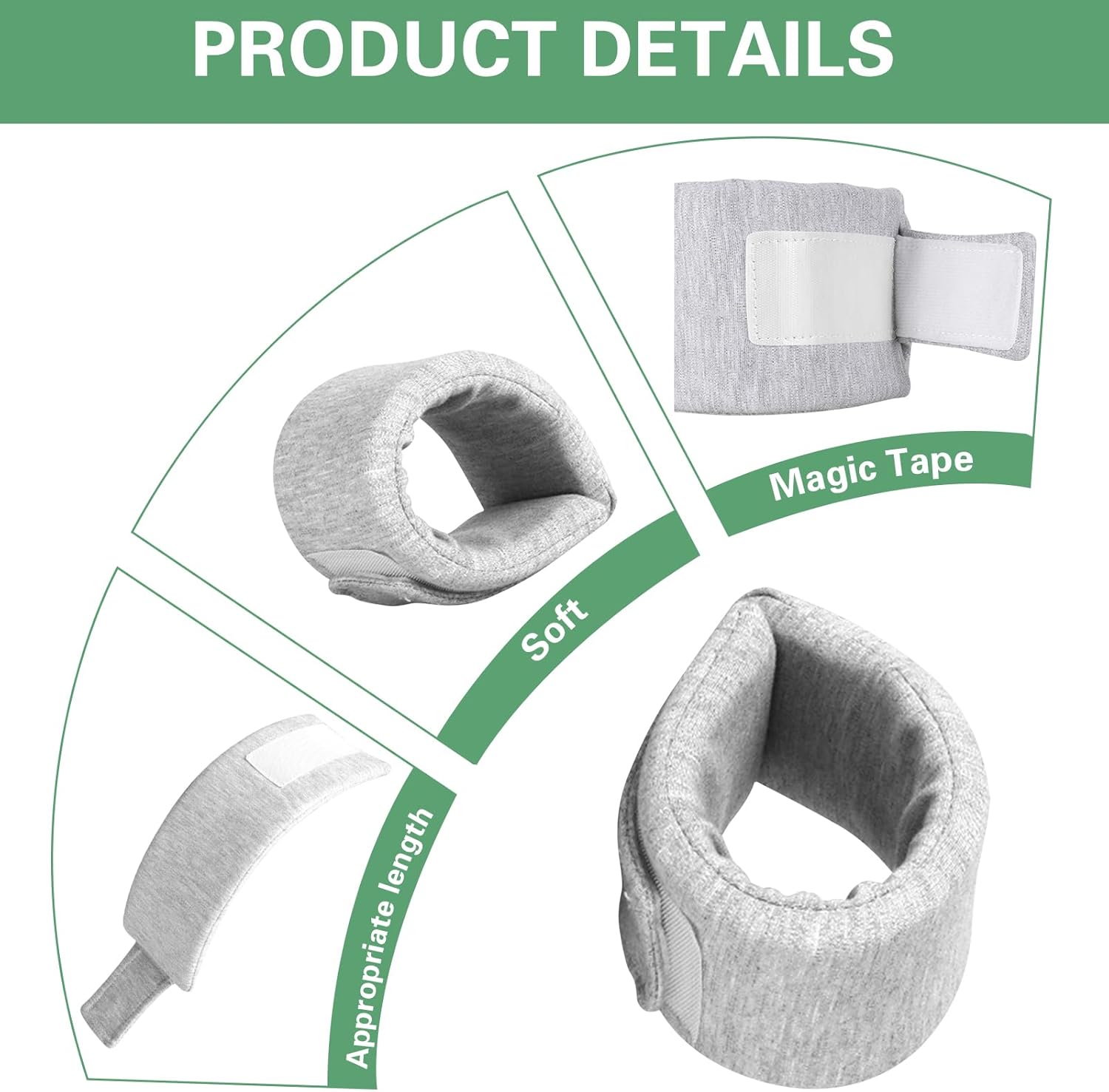 Soft Protective Collar for Cats & Small Dogs - Comfortable Adjustable (21-26 cm) - Set of 1 - Image 3