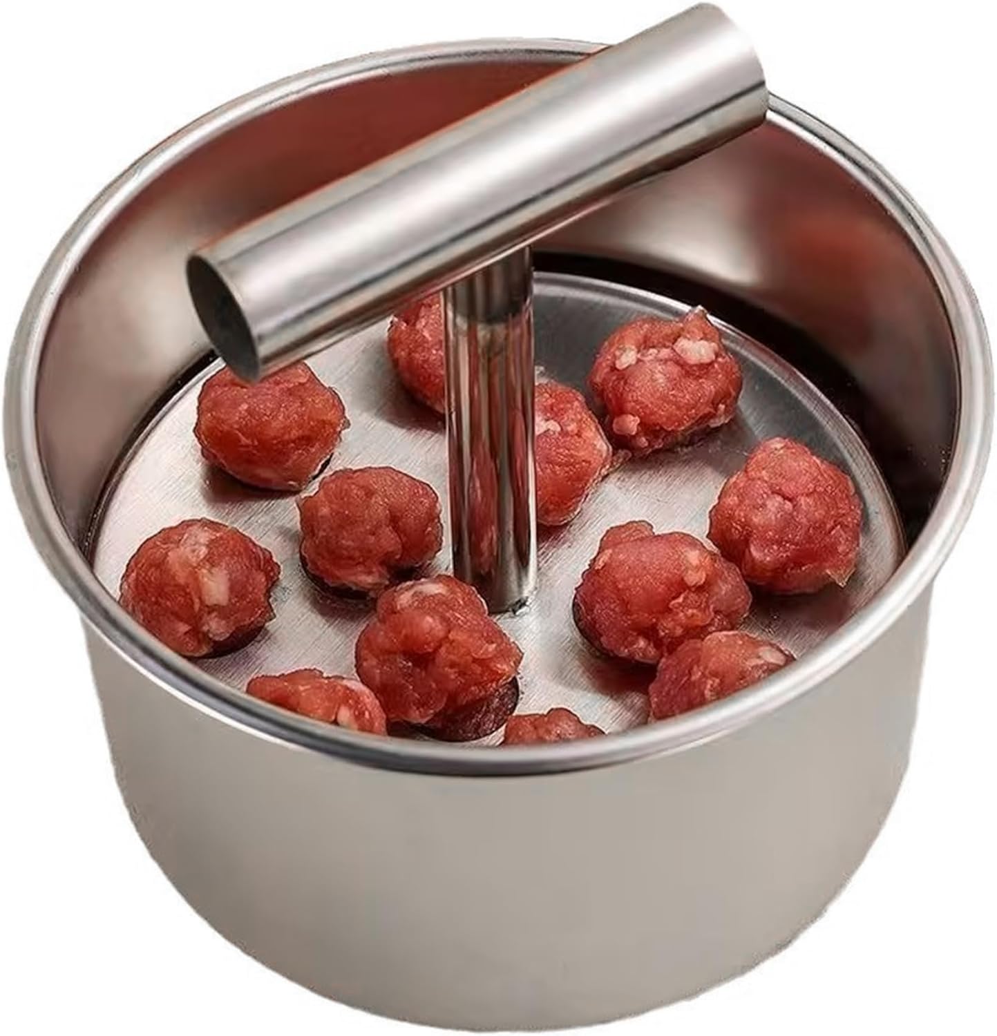 Stainless Steel Meatball Maker Scoop Silver 1 Piece - Image 1