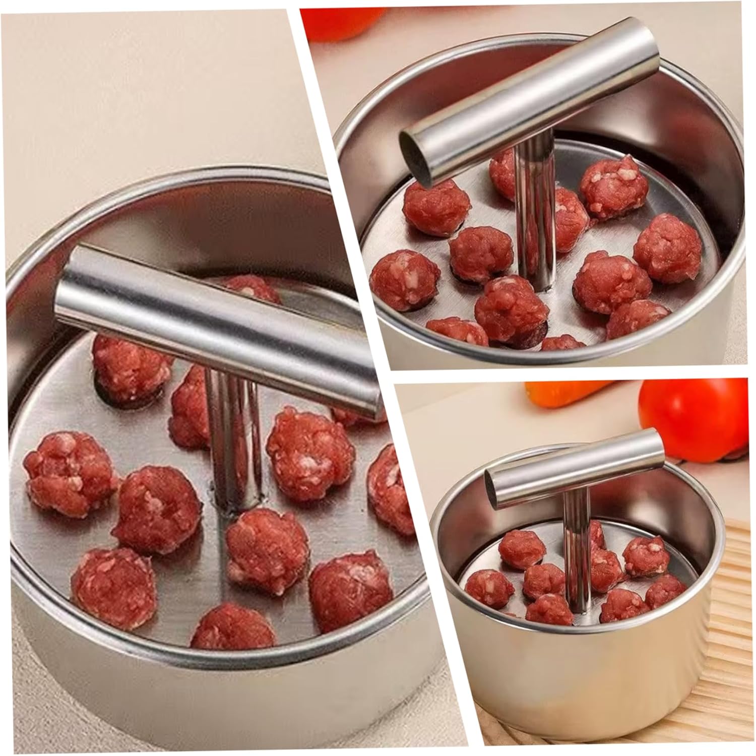 Stainless Steel Meatball Maker Scoop Silver 1 Piece - Image 4