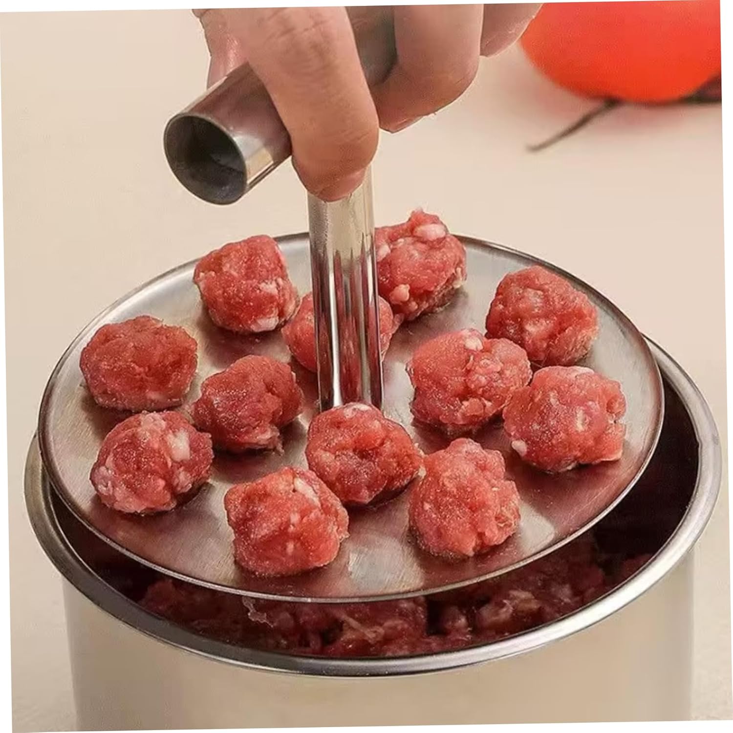 Stainless Steel Meatball Maker Scoop Silver 1 Piece - Image 5