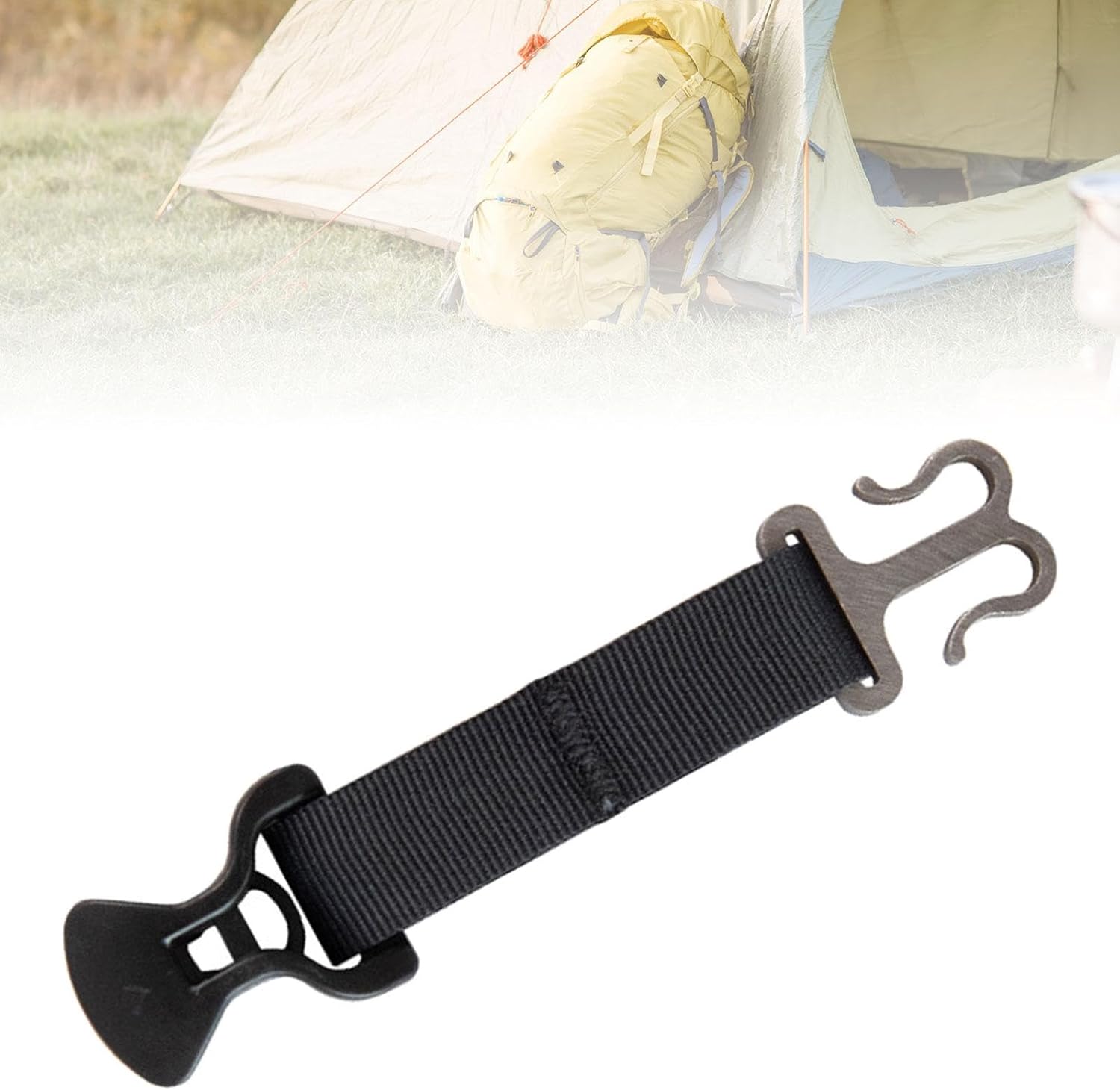 2 Pack Black Hammock Stand Suitable for Camping Outdoor Use - Image 5