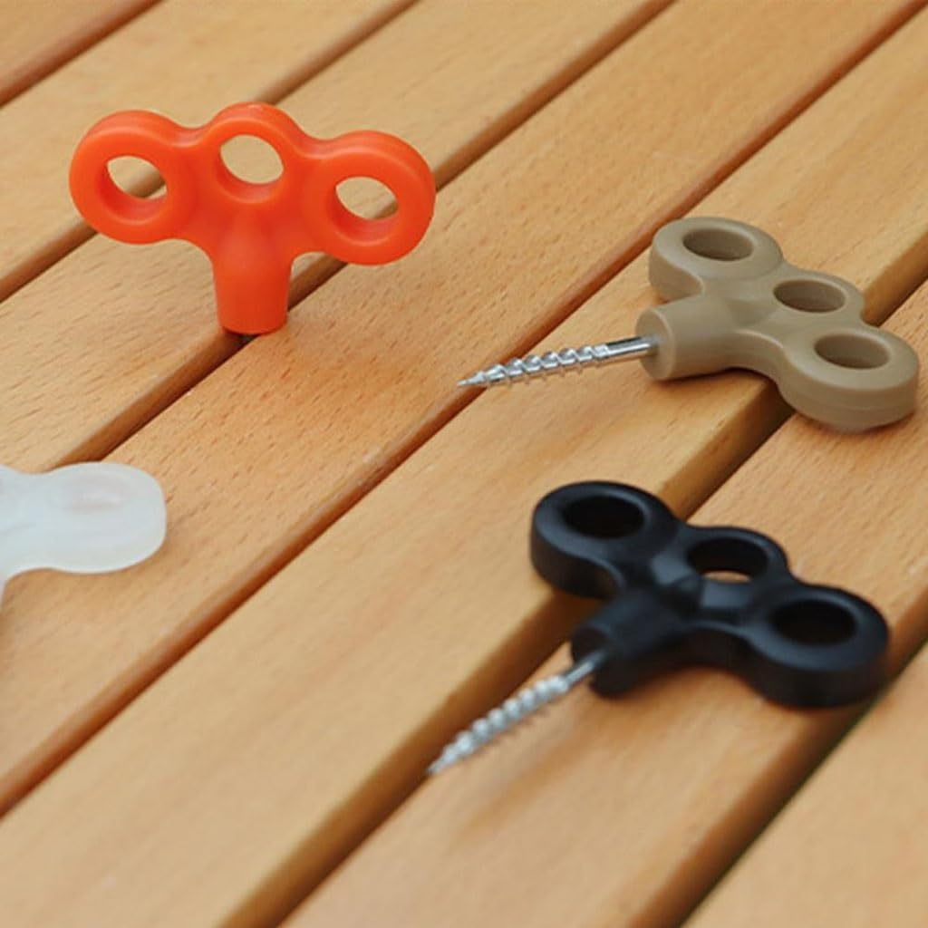 Orange Tent Pegs 2 Pack Heavy Duty Camping Outdoor Activities Stakes - Image 3
