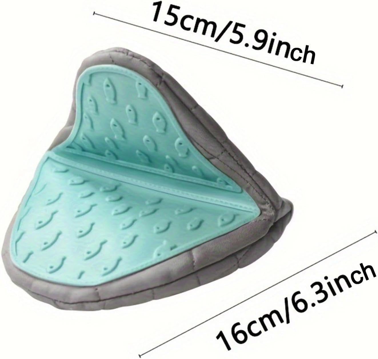 Light Green Heat Resistant Oven Mitt for Baking and Cooking - 1 Piece - Image 4