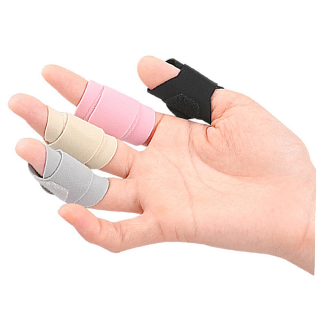 Adjustable Finger Splints 4 Pairs Finger Protectors Support Brace for Injury Recovery - Image 5