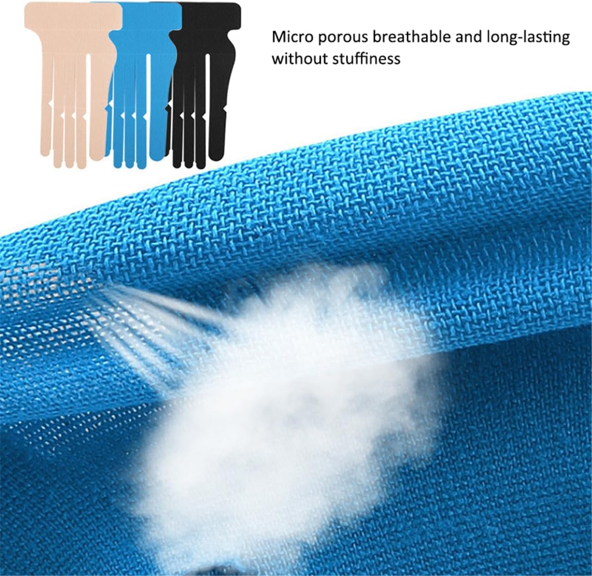 Pre-cut Cotton Sport Tape 3 Pairs Wrist and Finger Support - Image 3