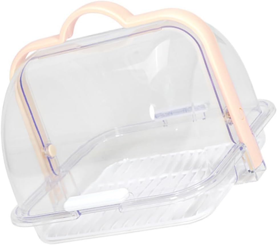 Transparent Food Storage Container with Lid and Drip Tray for Bread Milk Packaging - Image 1