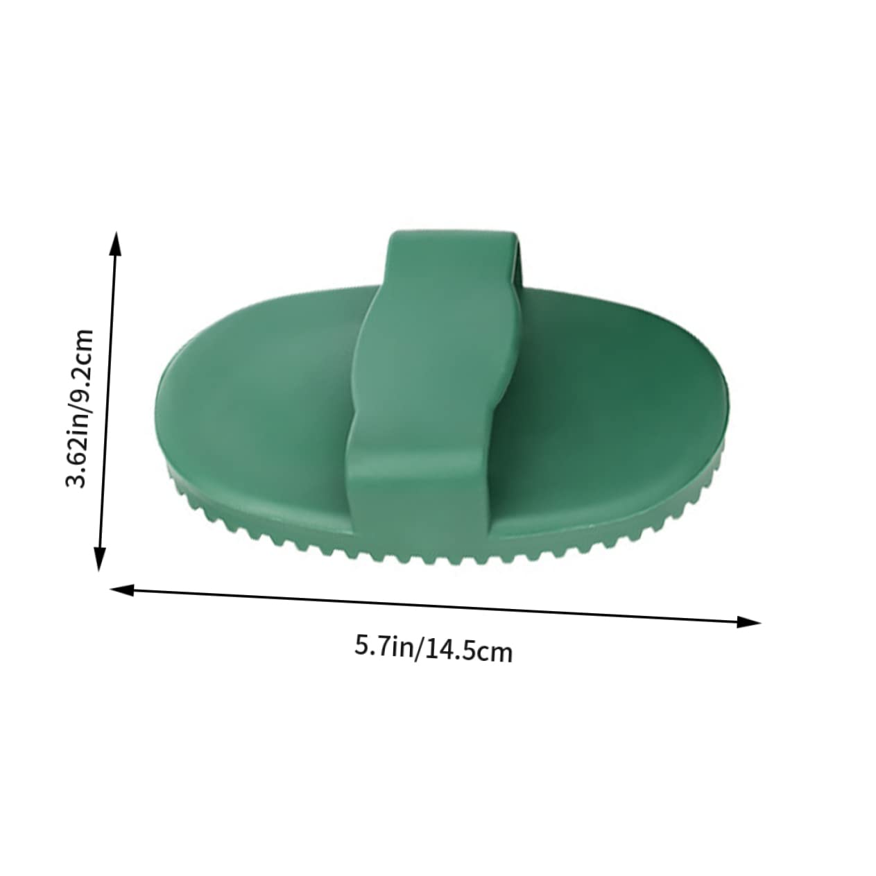 2 Pack Pet Massage Brush for Dog and Cat Grooming Green - Image 3