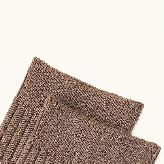 5 Pairs Unisex Camel Cotton Breathable Socks Size 38-44 For Sports & Daily Wear - Image 3