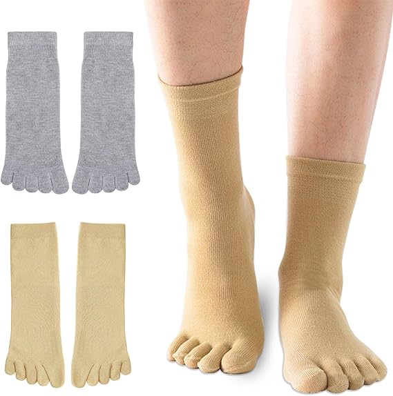 Breathable Cotton Socks for Running Yoga Walking Unisex Size 38-44 2 Pairs - Image 1