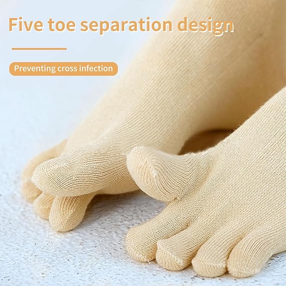 Breathable Cotton Socks for Running Yoga Walking Unisex Size 38-44 2 Pairs - Image 3