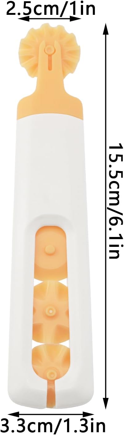 Yellow Raster Pattern Pastry & Tart Cutter - Cake Decorating Tool - Image 2