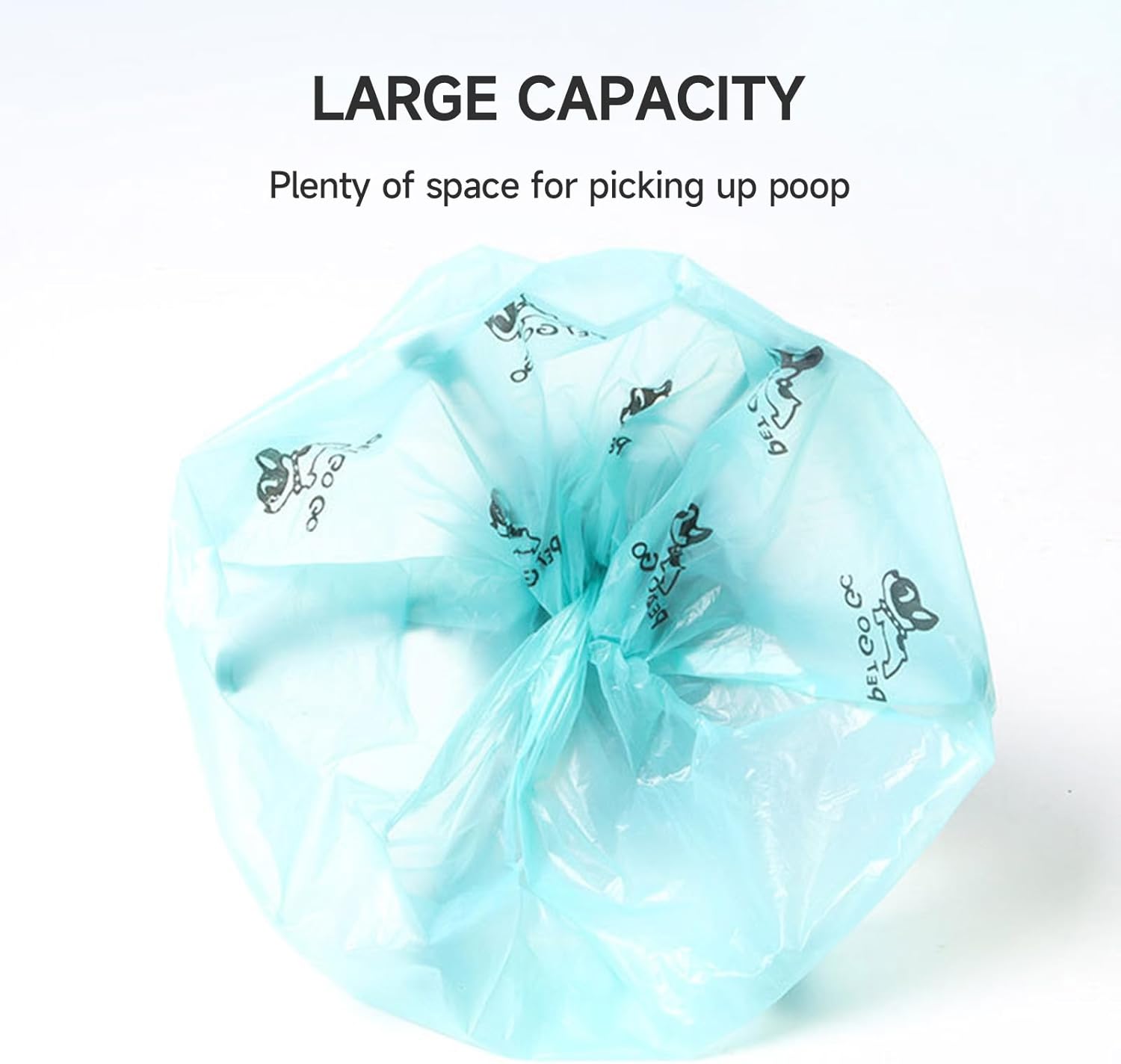 Portable 6-Claw Dog Poop Scooper with Built-in Bag Dispenser - Blue - Image 3