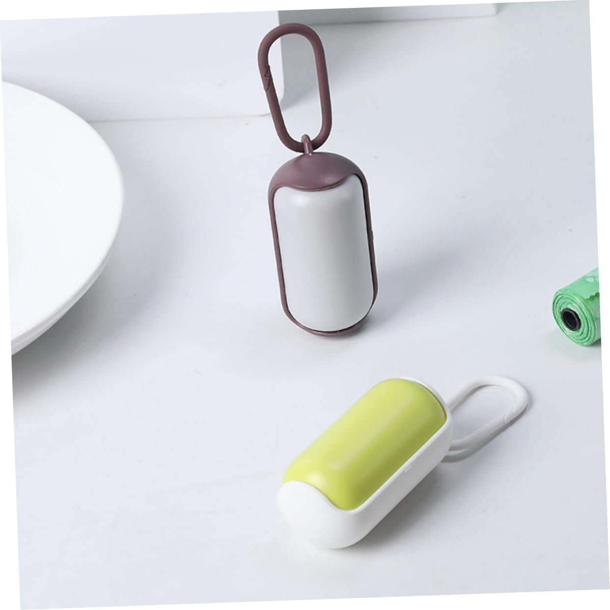 Dog Poop Bag Holder with Leash Hook Dispenser 5 Pack - Image 6