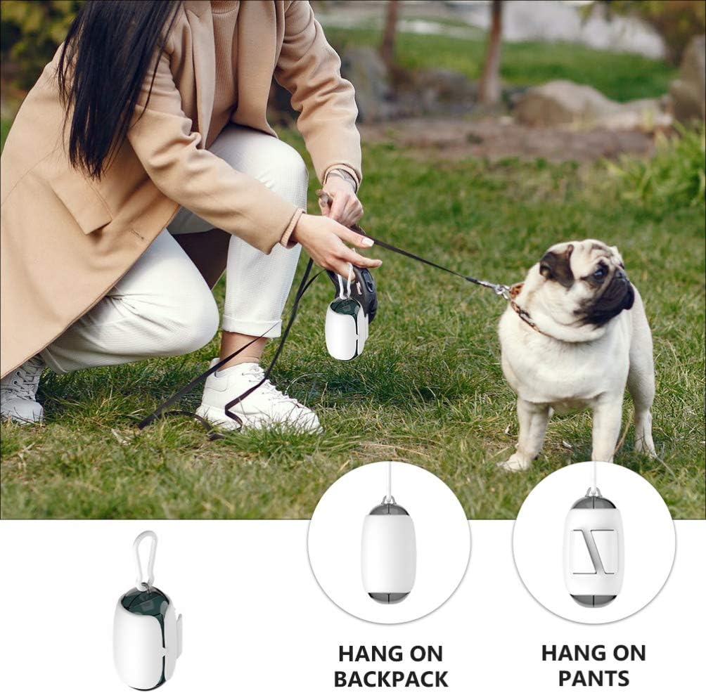Handsfree Dog Poop Bag Holder Clip - Silicone Dispenser for Dog Leash - 1 Piece - Image 3