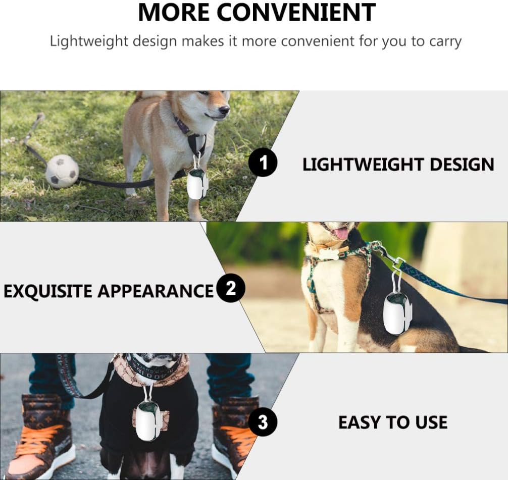 Handsfree Dog Poop Bag Holder Clip - Silicone Dispenser for Dog Leash - 1 Piece - Image 5