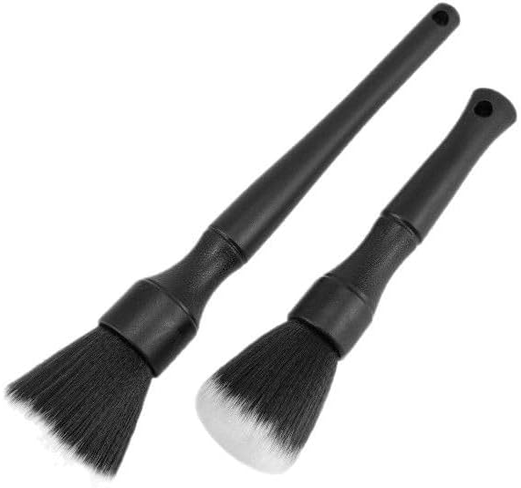 Auto Detailing Brush Set 2 Pack Soft Interior Brush for Dashboard & Vents Scratch-Free - Image 1