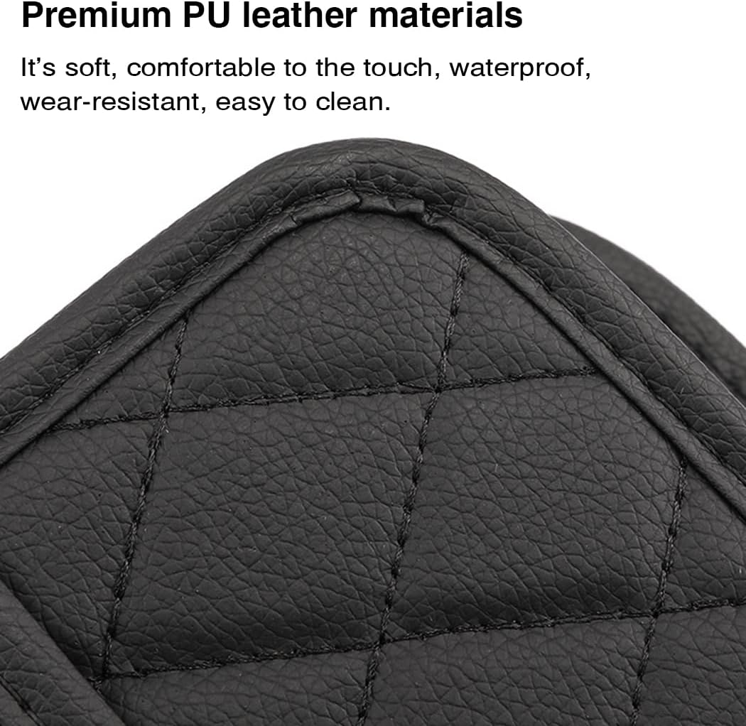 Car Seat Organizer 2 Pack - Black Backrest Storage Bag with Pockets - Car Interior Accessory - Image 5