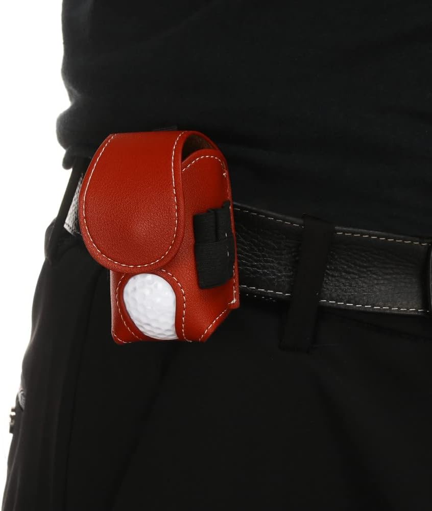 Golf Ball Pouch Set of 2 Belt Clip Holder Perfect Golf Gift for Men - Image 6