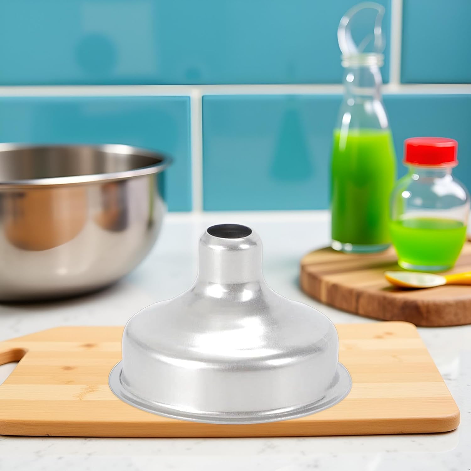 Stainless Steel Mini Funnel for Perfume & Essential Oils - Kitchen & Hobby Use - Silver - 1 Piece - Image 6