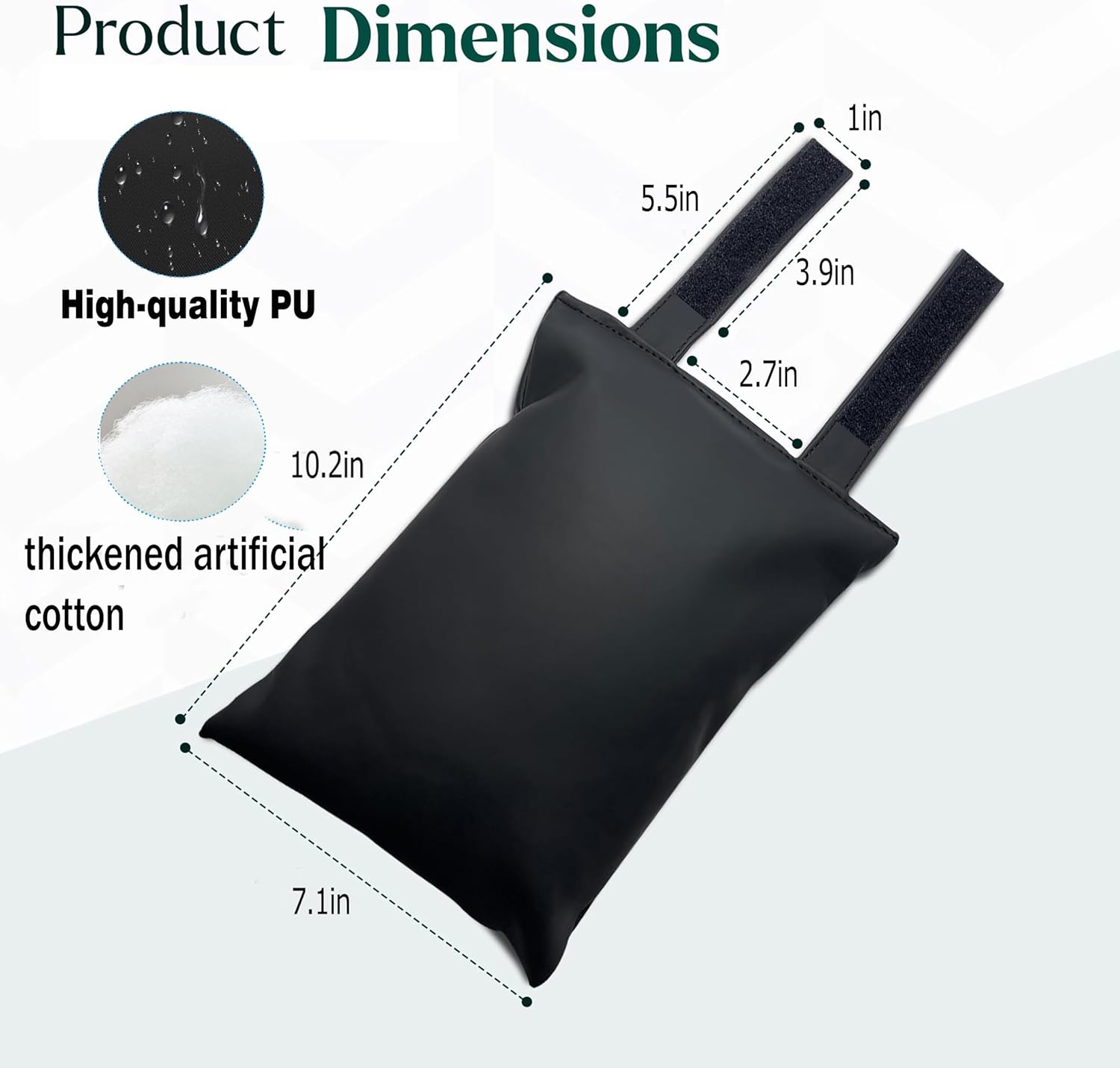 2 Pack Black Outdoor Faucet Cover Winter Freeze Protection Waterproof Insulated Garden Tap Sleeve Universal Cold Weather Shield - Image 3