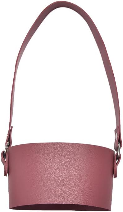 Reusable Cup Carrier for Bubble Tea & Coffee - PU Leather Drink Holder - Sustainable Alternative - Image 1