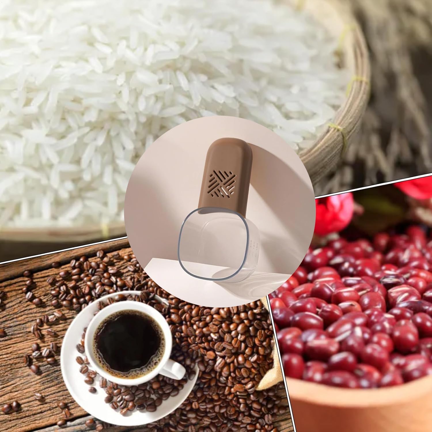 2-in-1 Food Scoop and Airtight Clip - Ideal for Pet Food, Flour, Rice & Coffee - 1 Piece - Image 4