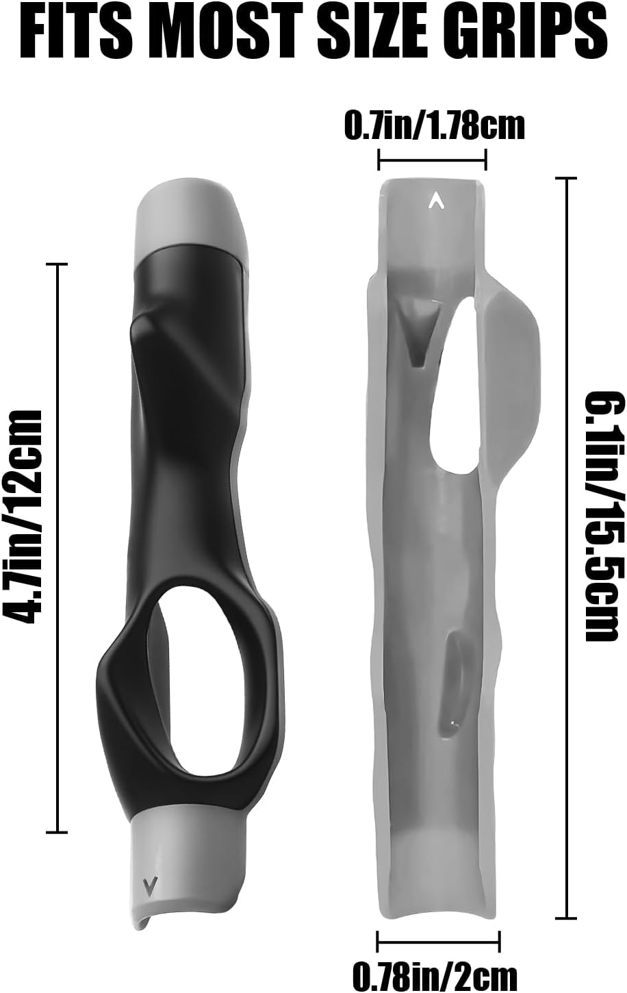 Golf Grip Trainer for Right-Handed Players Perfect Grip & Swing Training Aid Easy to Attach to Any Golf Club - Image 2