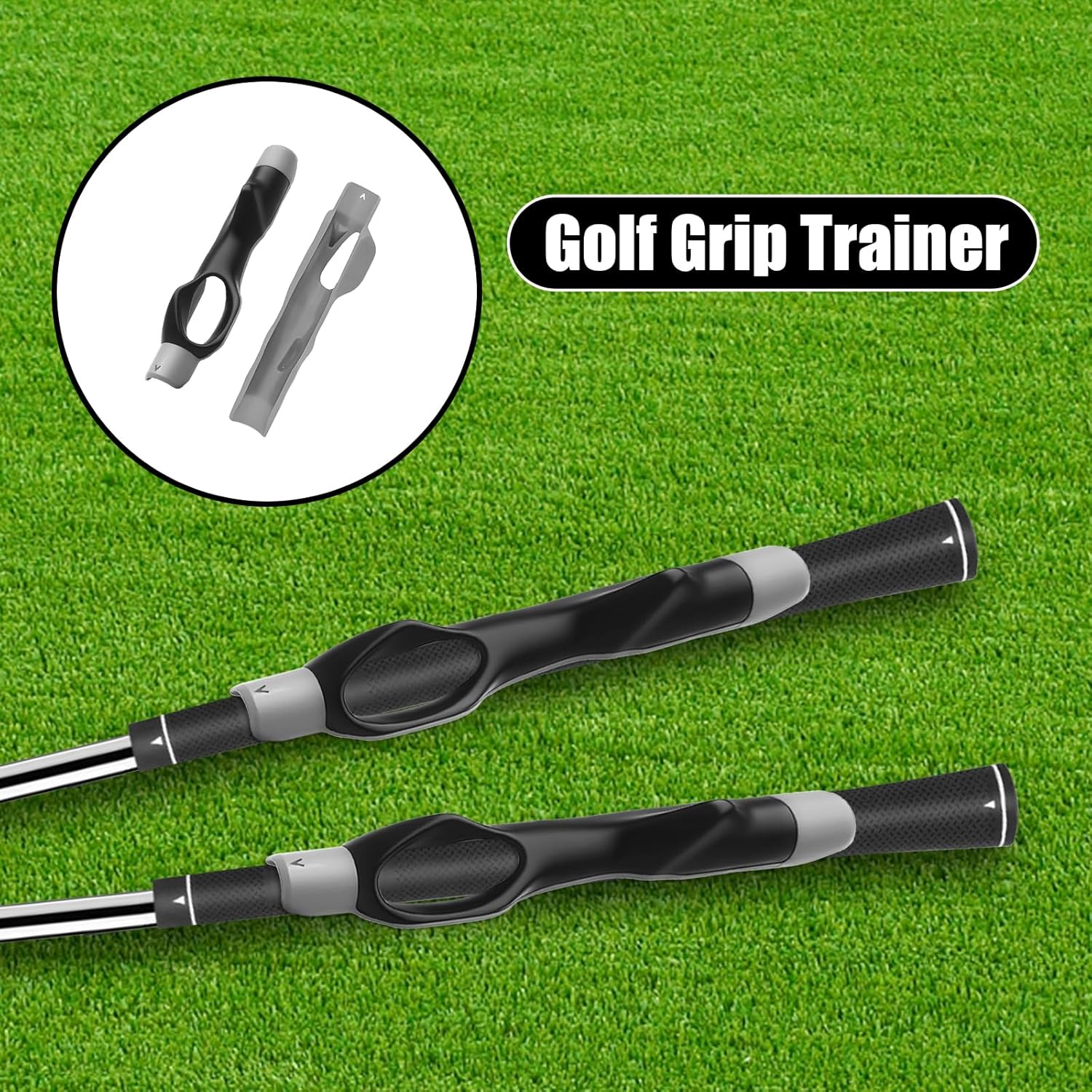 Golf Grip Trainer for Right-Handed Players Perfect Grip & Swing Training Aid Easy to Attach to Any Golf Club - Image 6
