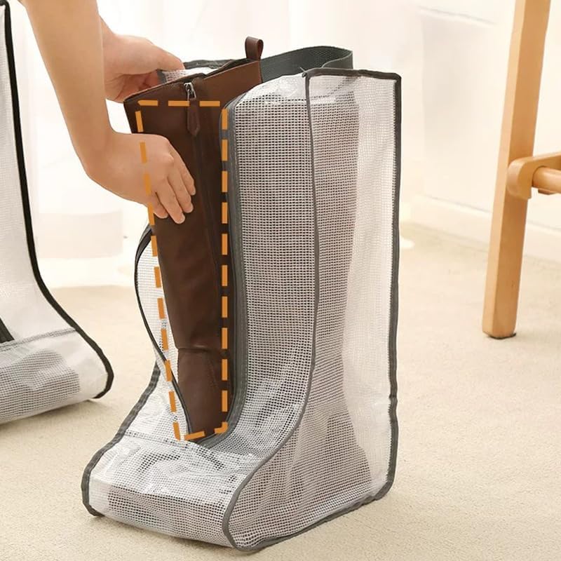 Waterproof Shoe Bags for Travel & Sports - High Model Shoe Organizer - Pack of 1 - Image 4