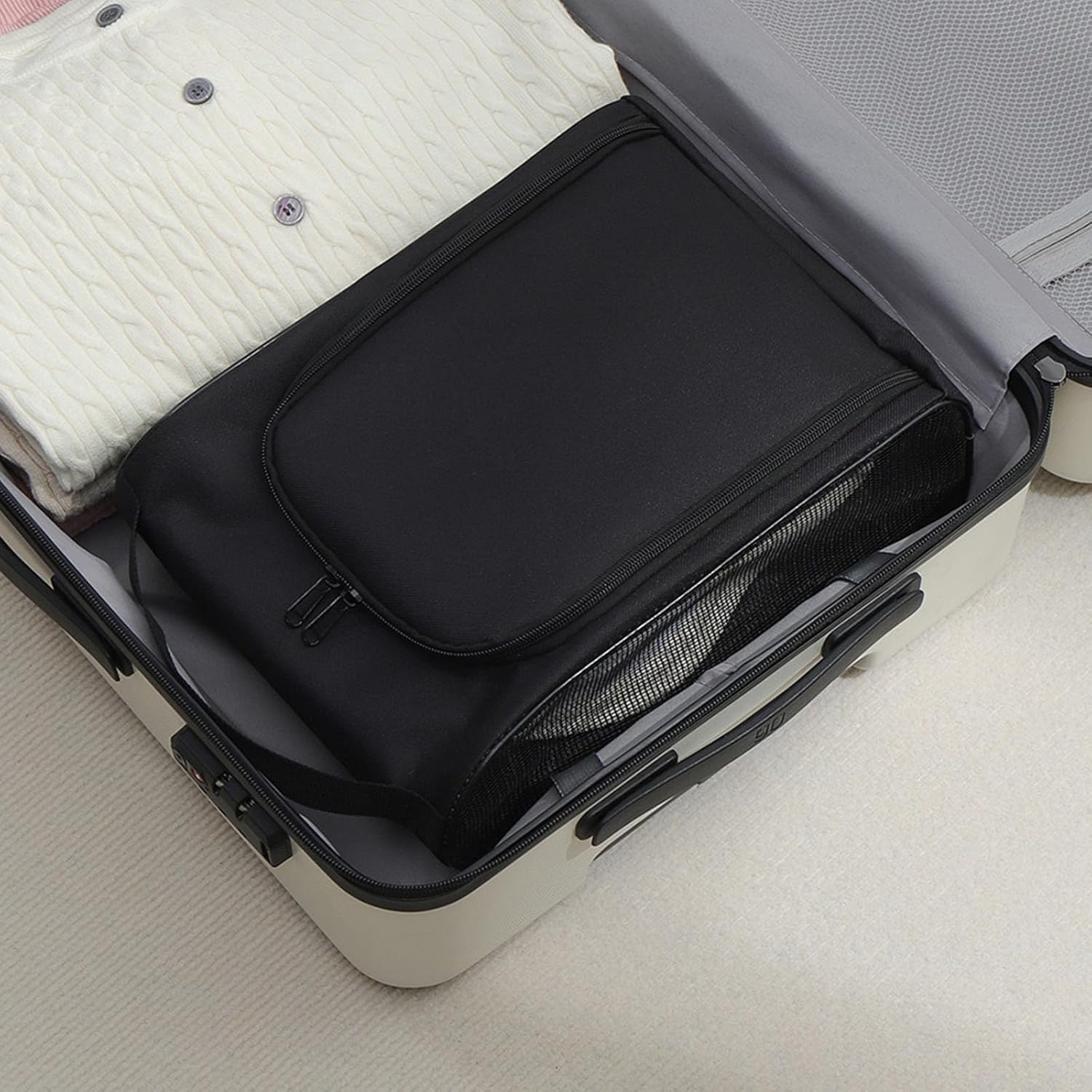 Waterproof Shoe Bag for Travel Vacation Sports Foldable Compact Luggage Organizer - Image 4