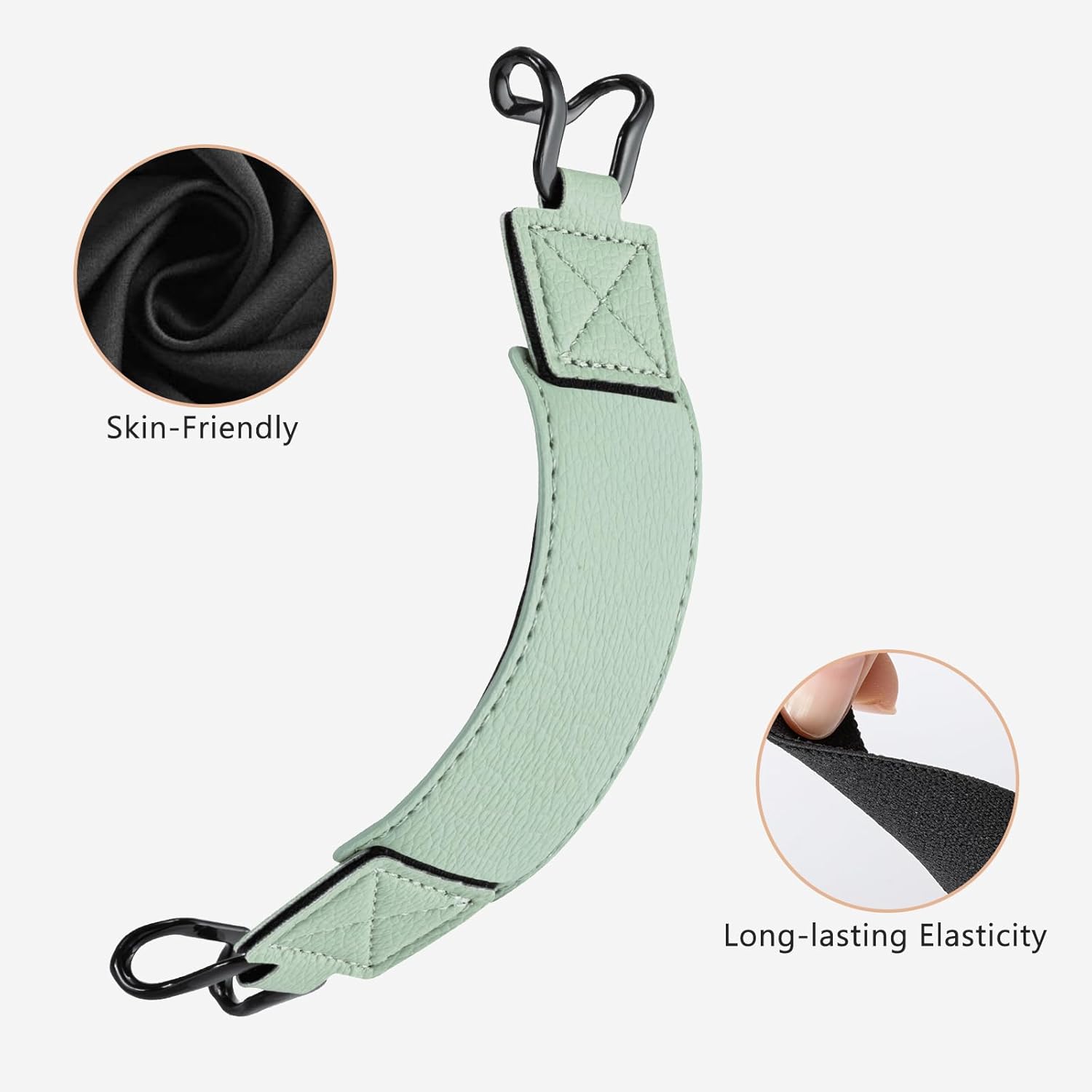 Elastic Green Handband for 6-7.5 inch E-book Tablet - High Stretch E-Reader Accessory - Image 5