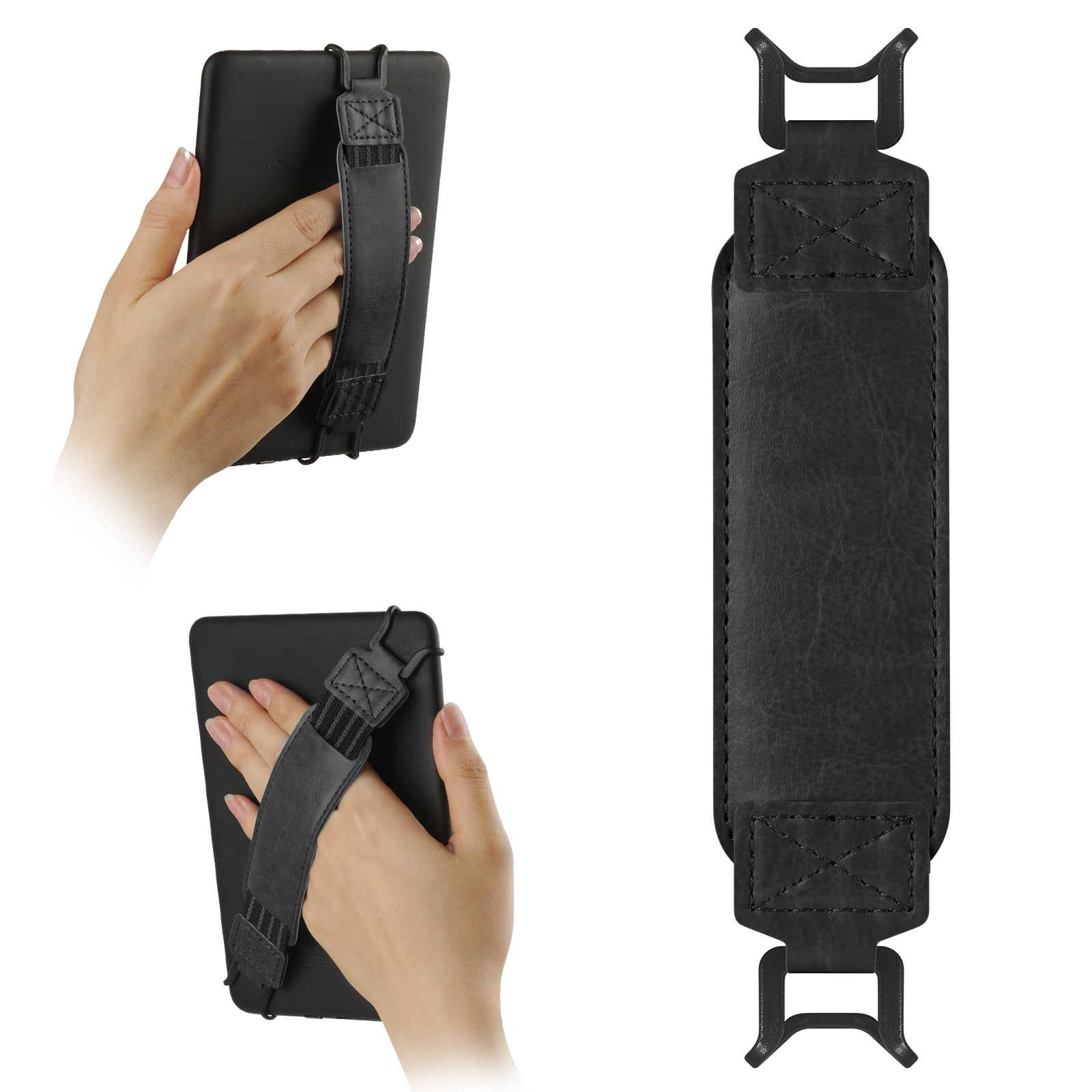 Black High Elasticity Handband for 6-7.5 inch E-book Tablet - Tablet Accessory - Image 1