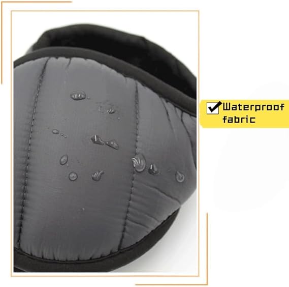 Foldable Windproof Neck Warmer for Men and Women Ideal for Cycling and Winter Sports Black - Image 4