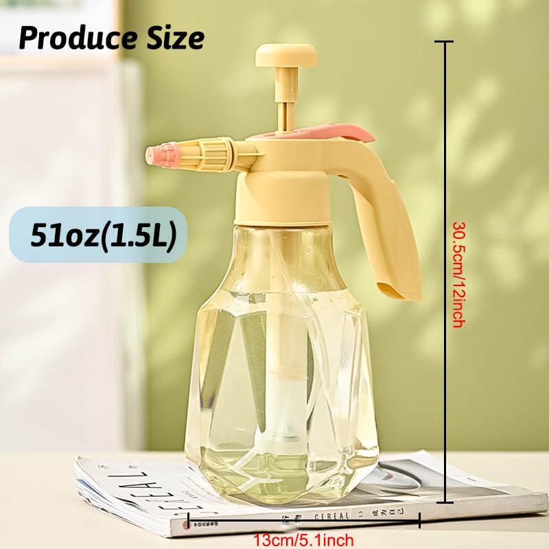 1.5L Pressure Sprayer with Adjustable Nozzle - Garden Plant Watering and Cleaning Tool - Image 6