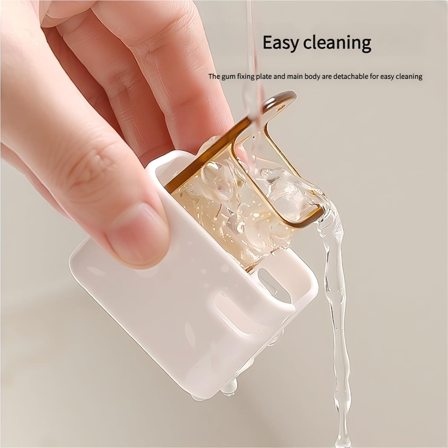 2 Pack Toilet Brush Holder with Lid No Drilling Waterproof Dustproof Bathroom Wall Mounted - Image 3