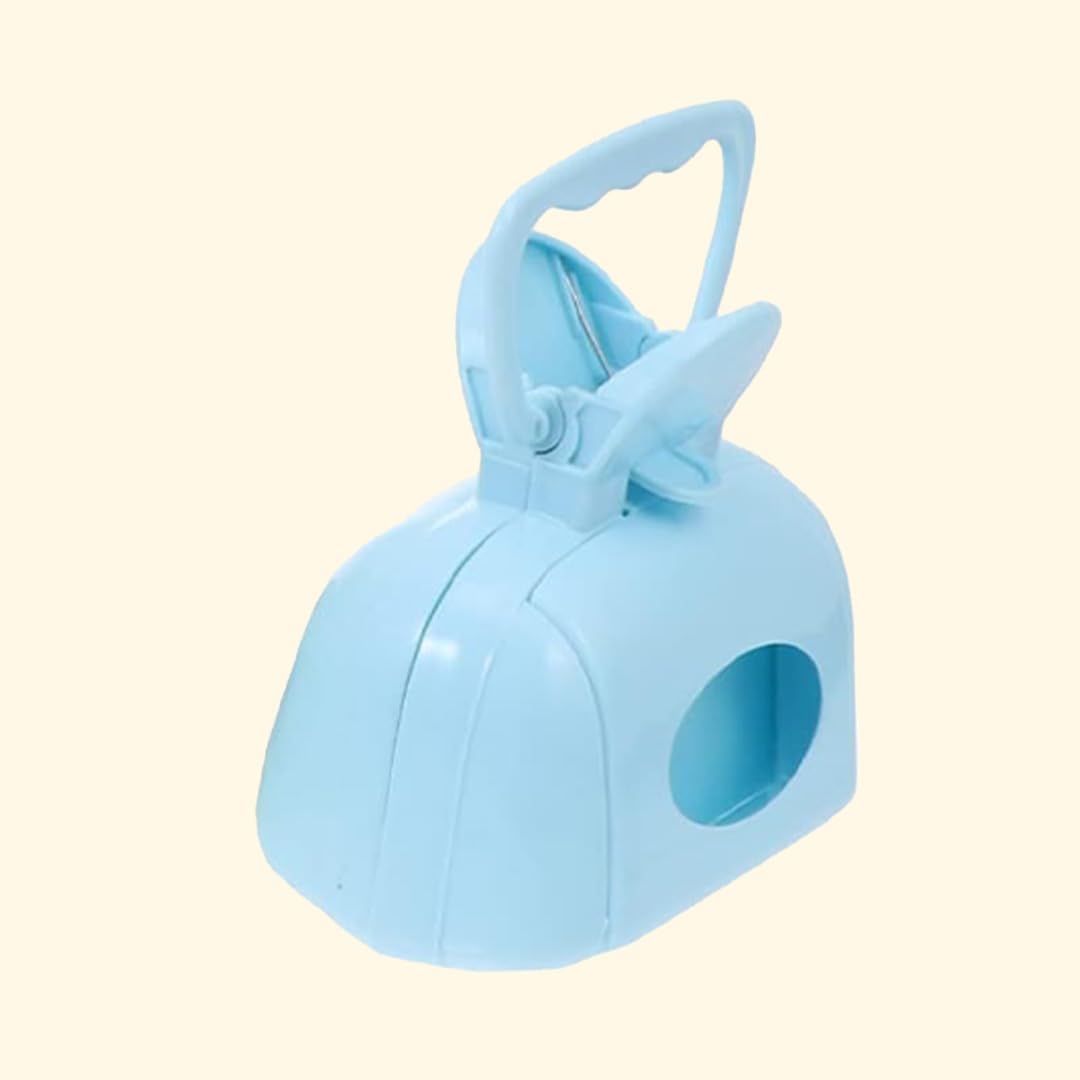 3-in-1 Dog Poop Bag Dispenser Blue Portable Leakproof Easy to Use Pet Waste Cleaning Helper - Image 1