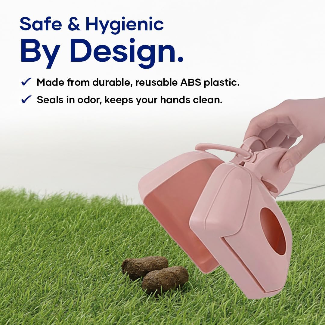 3-in-1 Dog Poop Bag Dispenser Blue Portable Leakproof Easy to Use Pet Waste Cleaning Helper - Image 5