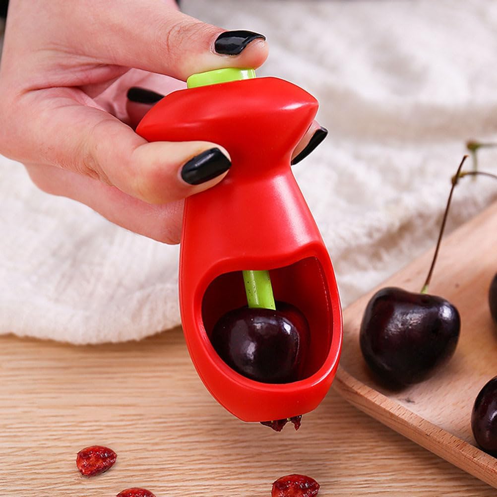 Cherry and Olive Pitter with Splatter Protection for Clean Work - Handy Kitchen Tool - Image 6