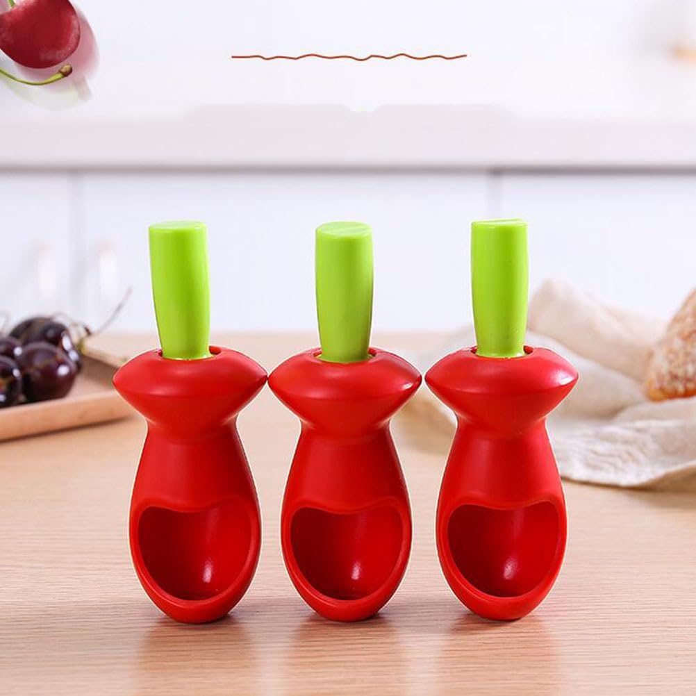 Cherry and Olive Pitter with Splatter Protection for Clean Work - Handy Kitchen Tool - Image 7