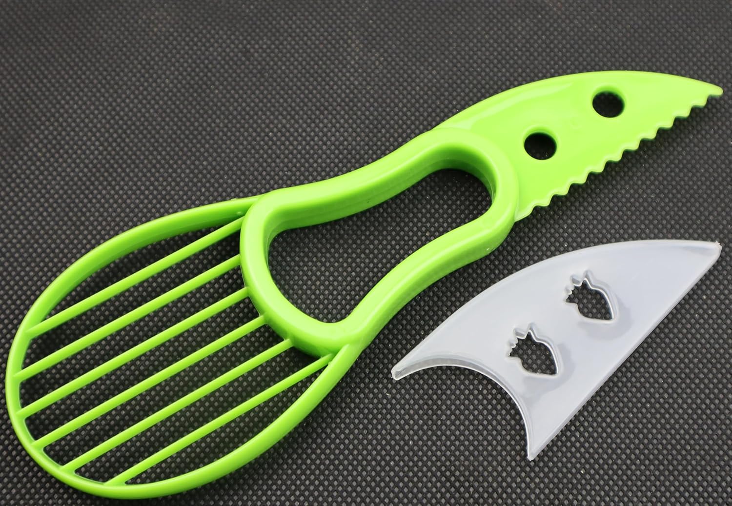 3-in-1 Avocado Tool - Safe Cutter, Pitter and Spoon in One - Green - Set of 1 - Image 5
