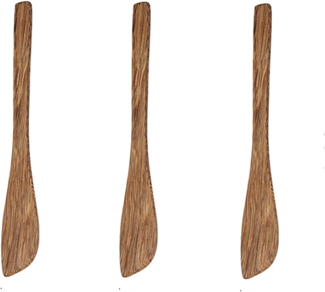 3-Piece Teak Kitchen Utensil Set Safe for Non-Stick Pans Heat Resistant Cooking Tools - Image 1