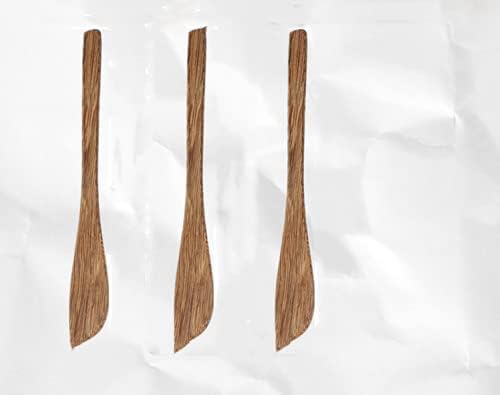 3-Piece Teak Kitchen Utensil Set Safe for Non-Stick Pans Heat Resistant Cooking Tools - Image 5