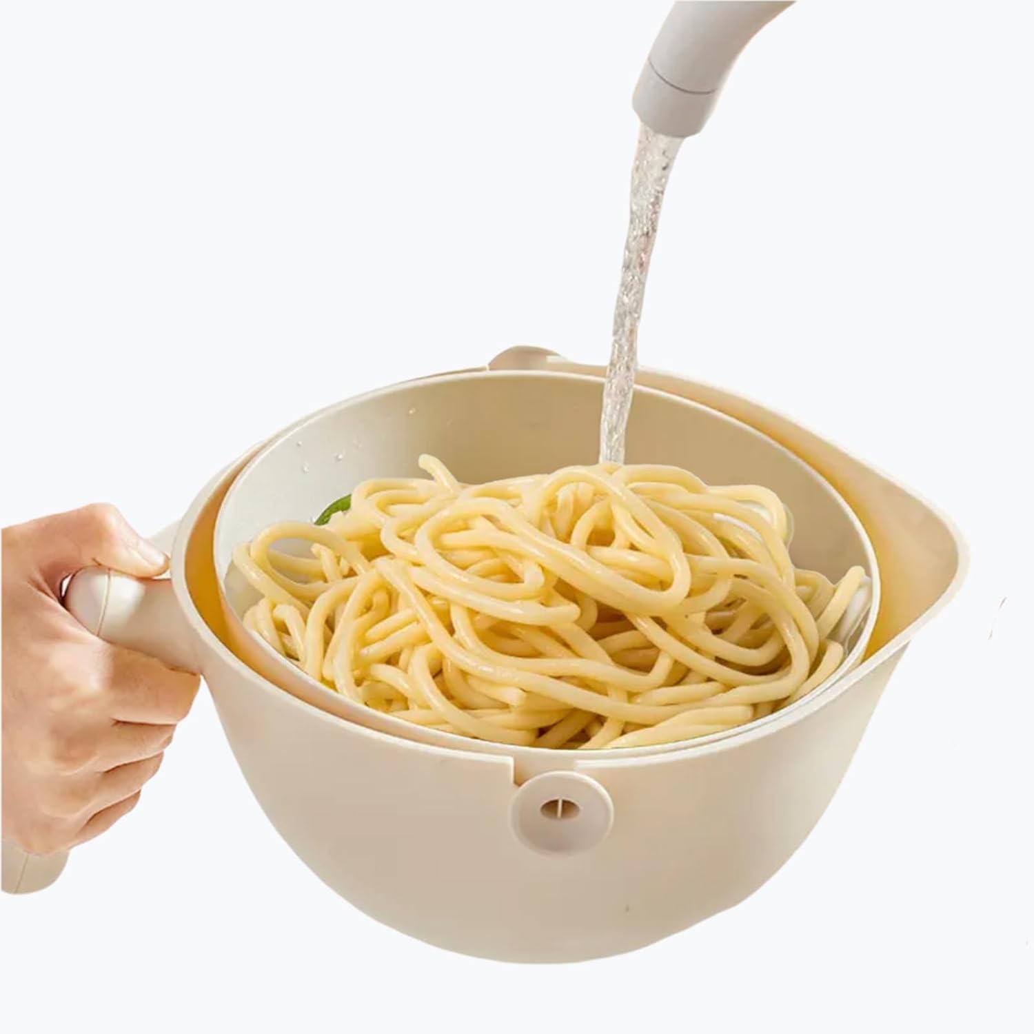 1 Piece White Sink Drain Strainer Food Fruit Vegetable Kitchen Sink Waste Filter - Image 2