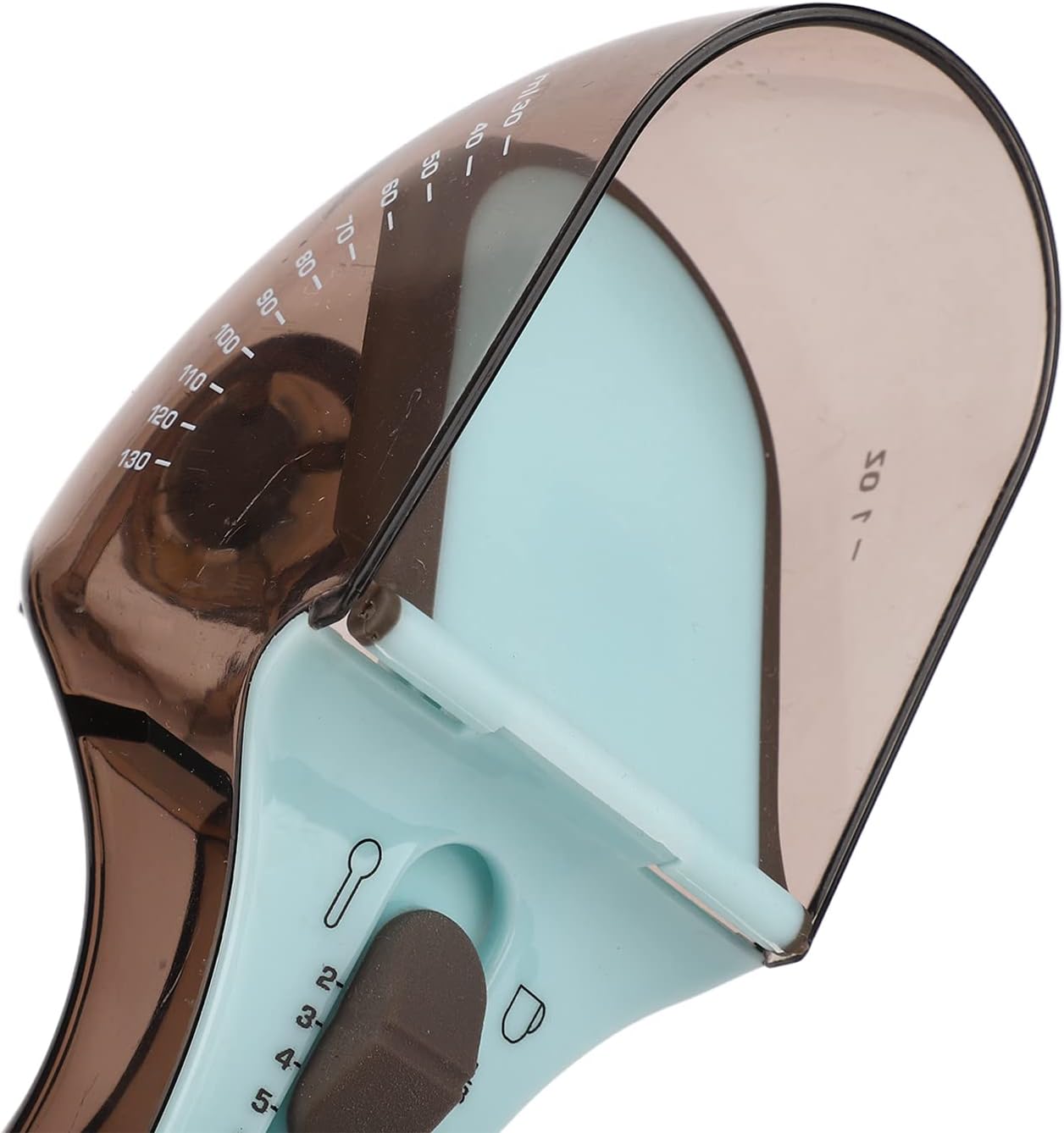 Adjustable 2-Piece Measuring Spoon Set with Scale Plastic Kitchen Tool for Coffee Milk Mask Powder Measurement - Image 2