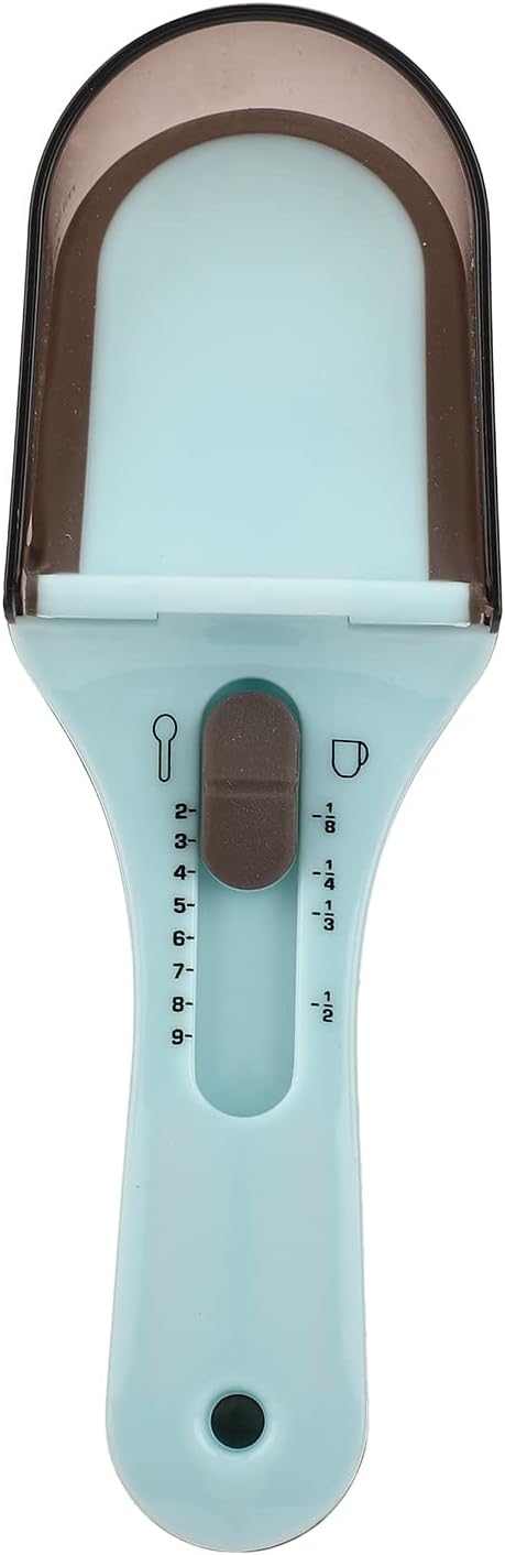 Adjustable 2-Piece Measuring Spoon Set with Scale Plastic Kitchen Tool for Coffee Milk Mask Powder Measurement - Image 8